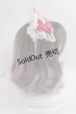 画像8: Angelic Pretty /Stripe Girly Cafe Set  赤 Y-24-05-13-096-AP-OP-AS-ZY