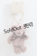 Maison de FLEUR / リボンベアチャーム F ダークピンク Y-24-05-13-013-LO-ZA-SZ-ZT-K015