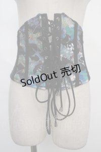 Qutie Frash / 花魁帯コルセット  青 Y-24-05-13-184-QU-TO-SZ-ZY