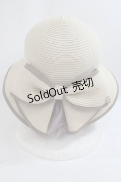 画像3: Maison de FLEUR / リボンスリットパイピングハット F ライトブラウン Y-24-05-13-024-LO-AC-SZ-ZT308