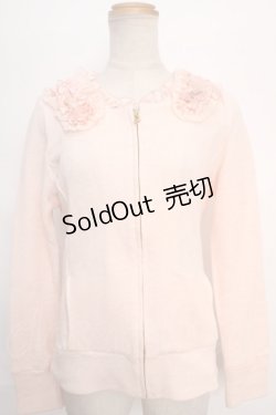 画像1: 【SALE】Emily Temple cute / ZIPカーディガン  ピンク Y-24-05-18-067-ET-TO-SZ-ZT099