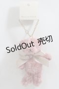 【SALE】Maison de FLEUR / ストライプクラブ限定ベアチャーム F ピンク Y-24-05-20-008-LO-ZA-SZ-ZTK015