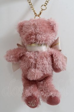 画像2: Maison de FLEUR / ストライプクラブ限定ベアチャーム F ピンク Y-24-05-20-008-LO-ZA-SZ-ZT-K015