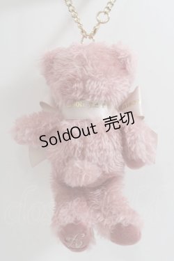 画像2: 【SALE】Maison de FLEUR / ストライプクラブ限定ベアチャーム F ピンク Y-24-05-20-008-LO-ZA-SZ-ZTK015