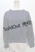 Fi.n.t  / フリル衿付きスウェットプルオーバー F ネイビー Y-24-05-20-081-LO-TO-SZ-ZT380