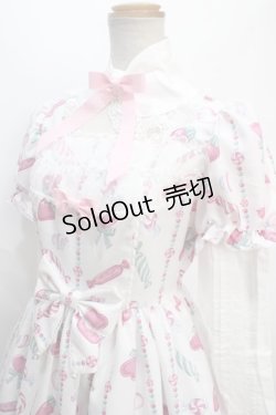 画像3: Angelic Pretty / Candy Ornamentワンピース  シロ Y-24-05-20-108-AP-OP-SZ-ZY