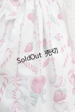 画像4: Angelic Pretty / Candy Ornamentワンピース  シロ Y-24-05-20-108-AP-OP-SZ-ZY