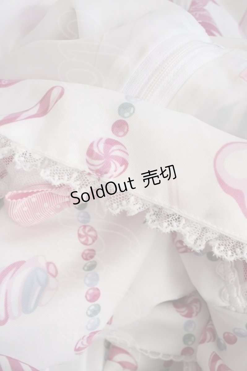 画像6: Angelic Pretty / Candy Ornamentワンピース  シロ Y-24-05-20-108-AP-OP-SZ-ZY (6)