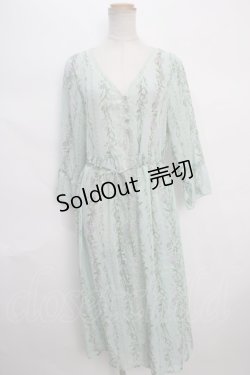 画像1: 【SALE】axes femme / 花柄シースルーロングカーディガン M ミント Y-24-05-20-126-AX-TO-SZ-ZT329