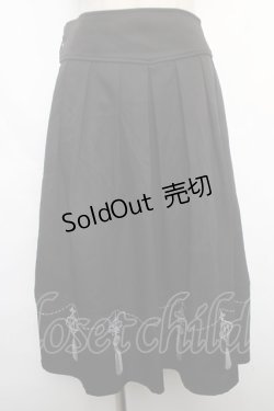 画像1: axes femme POETIQUE / アジアンランタン刺繍スカート  黒 Y-24-05-20-149-AX-SK-AS-ZI