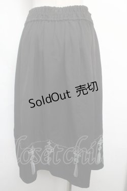 画像2: axes femme POETIQUE / アジアンランタン刺繍スカート  黒 Y-24-05-20-149-AX-SK-AS-ZI