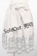 axes femme /窓柄刺繍入りミドルスカート  ベージュ Y-24-05-20-182-AX-SK-AS-ZT103