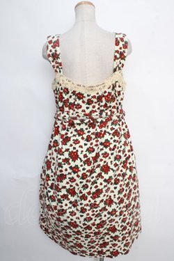画像2: Jane Marple / ハンガリーローズプリントサックドレス M アイボリー Y-24-05-25-039-JM-OP-AS-ZT104