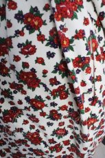 画像3: 【SALE】Jane Marple / ハンガリーローズプリントサックドレス M アイボリー Y-24-05-25-039-JM-OP-AS-ZT104 (3)