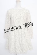 MILK /プティ・ルルベDRESS - ホワイト Y-24-05-25-060-ML-OP-SZ-ZT164