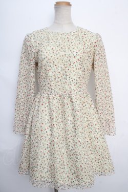 画像1: MILK /プティ・ルルベDRESS - ホワイト Y-24-05-25-060-ML-OP-SZ-ZT164