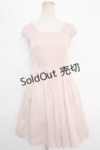 MILK /ドットドレス - ベージュ×ピンク Y-24-05-25-062-ML-OP-AS-ZI