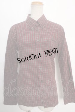 画像1: SEXY DYNAMITE LONDON (CHOICE) /チェックシャツ  赤 Y-24-06-01-068-PU-BL-AS-ZT315