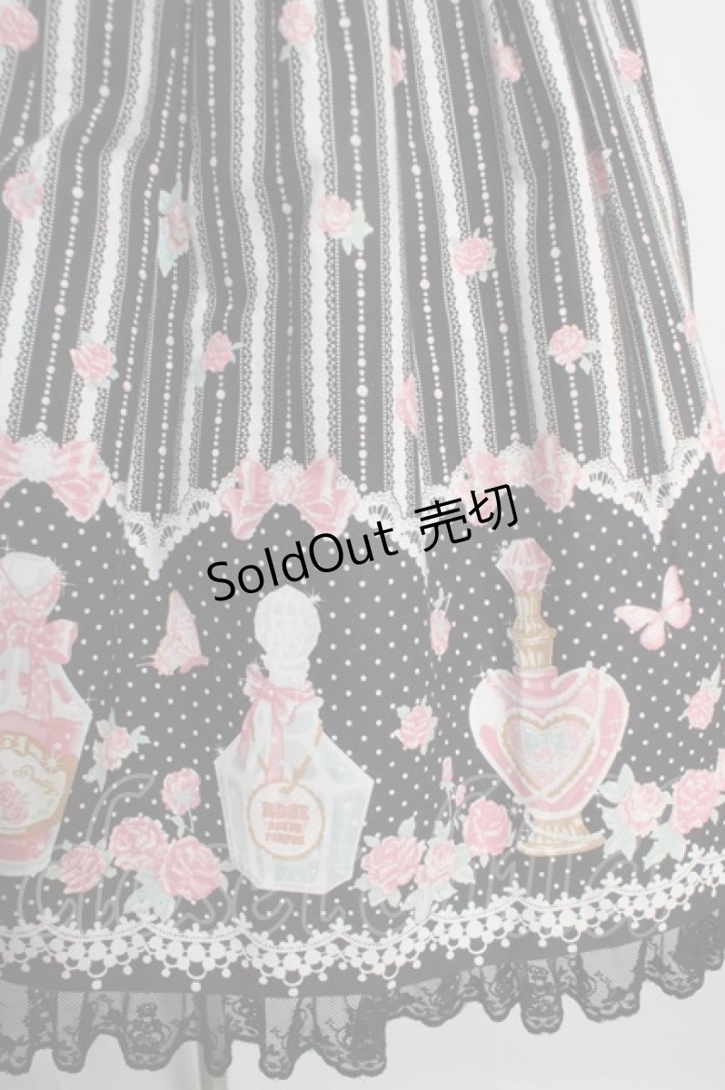 画像4: Angelic Pretty /  ローズトワレジャンパースカート  黒 Y-24-06-04-103-AP-OP-AS-ZY (4)