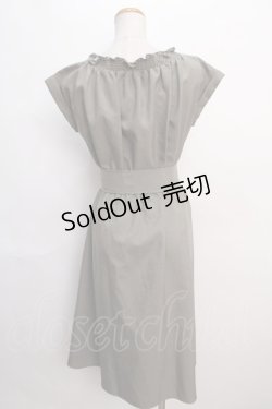 画像2: axes femme / ラップ風シャツワンピース M グリーン Y-24-06-08-165-AX-OP-SZ-ZT008