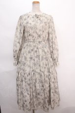 画像1: axes femme POETIQUE / クラシックフラワーワンピース M ベージュ Y-24-06-11-099-AX-OP-SZ-ZH (1)