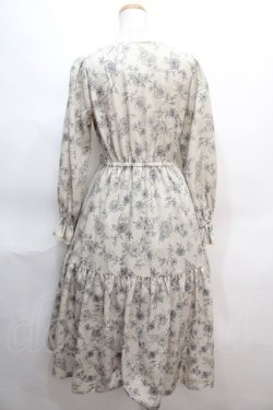 画像2: axes femme POETIQUE / クラシックフラワーワンピース M ベージュ Y-24-06-11-099-AX-OP-SZ-ZT225
