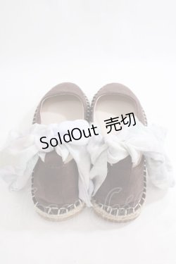 画像3: axes femme / リボン付きエスパドリーユ L ブラウン Y-24-06-17-016-AX-SH-SZ-ZT-K005