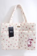Maison de FLEUR / Minnie Mouse/フラワープリントトートバッグ F ピンク Y-24-06-27-063-LO-BG-SZ-ZT-K012