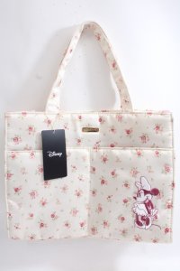 Maison de FLEUR / Minnie Mouse/フラワープリントトートバッグ F ピンク Y-24-06-27-063-LO-BG-SZ-ZT-K012