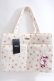 画像1: Maison de FLEUR / Minnie Mouse/フラワープリントトートバッグ F ピンク Y-24-06-27-063-LO-BG-SZ-ZT-K012 (1)