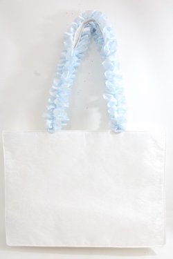 画像2: Maison de FLEUR / EC限定Cinderella/スクエアトートバッグ F アイボリー Y-24-06-27-069-LO-BG-SZ-ZT-K012