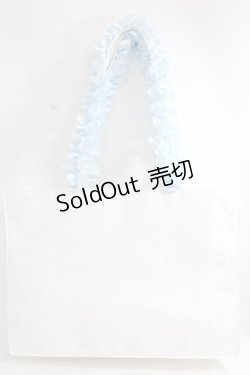 画像2: Maison de FLEUR / EC限定Cinderella/スクエアトートバッグ F アイボリー Y-24-06-27-069-LO-BG-SZ-ZT-K012