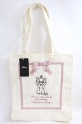 Maison de FLEUR / Disney Marie/スクエアトートバッグ F ピンク Y-24-06-27-070-LO-BG-AS-ZT-K012