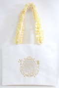 Maison de FLEUR / EC限定Belle/スクエアトートバッグ F アイボリー Y-24-06-27-073-LO-BG-SZ-ZT-K012