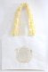 画像1: Maison de FLEUR / EC限定Belle/スクエアトートバッグ F アイボリー Y-24-06-27-073-LO-BG-SZ-ZT-K012 (1)