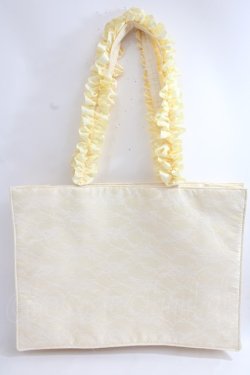 画像2: Maison de FLEUR / Belle/スクエアトートバッグ F イエロー Y-24-06-27-075-LO-BG-SZ-ZT-K012