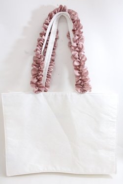 画像2: Maison de FLEUR / EC限定Aurora/スクエアトートバッグ F アイボリー Y-24-06-27-076-LO-BG-SZ-ZT-K012
