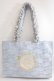 画像1: Maison de FLEUR / Cinderella/スクエアトートバッグ F ブルー Y-24-06-27-079-LO-BG-SZ-ZT-K012 (1)