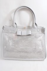 Maison de FLEUR / BAGクリアトートバッグ F グレー Y-24-06-27-089-LO-BG-AS-ZT-K012
