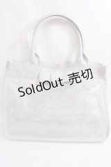 Maison de FLEUR / BAGクリアトートバッグ F グレー Y-24-06-27-089-LO-BG-AS-ZT-K012