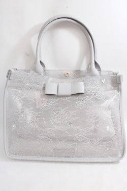 画像1: Maison de FLEUR / BAGクリアトートバッグ F グレー Y-24-06-27-089-LO-BG-AS-ZT-K012