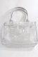 画像2: Maison de FLEUR / BAGクリアトートバッグ F グレー Y-24-06-27-089-LO-BG-AS-ZT-K012 (2)