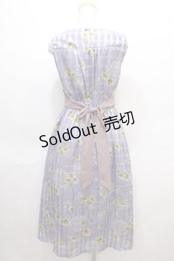画像2: axes femme POETIQUE / ヒマワリレースロングワンピース M ラベンダー Y-24-07-01-131-AX-OP-SZ-ZI