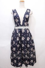 axes femme / 2023年福袋ワンピース M 紺 Y-24-07-01-146-AX-OP-SZ-ZT321