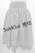 Maison de FLEUR Petite Robe / ギンガムチェックボリュームスカート S ネイビー Y-24-07-07-122-EL-SK-SZ-ZI
