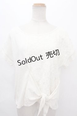 画像1: axes femme / レース切替プルオーバー M 生成り Y-24-07-10-052-AX-TO-SZ-ZI