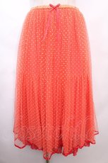 画像1: Franche Lippee / snowチュールスカート  赤 Y-24-07-10-147-LO-SK-AS-ZT370 (1)