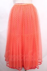 画像2: Franche Lippee / snowチュールスカート  赤 Y-24-07-10-147-LO-SK-AS-ZT370 (2)