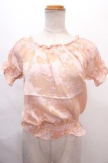 画像1: axes femme POETIQUE / 花柄オパールトップス M アワピンク Y-24-07-13-044-AX-TO-SZ-ZH (1)