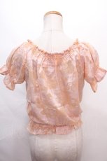 画像2: axes femme POETIQUE / 花柄オパールトップス M アワピンク Y-24-07-13-044-AX-TO-SZ-ZH (2)
